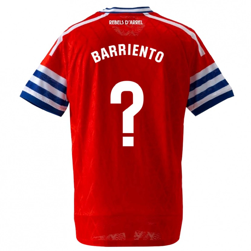 Danxen Dames Darek Barriento #0 Koninklijk Blauw Rood Uitshirt Uittenue 2026/27 T-Shirt België
