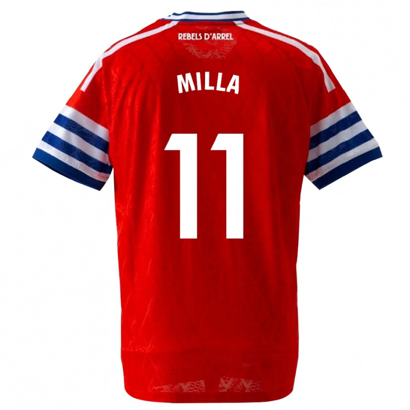 Danxen Dames Pere Milla #11 Koninklijk Blauw Rood Uitshirt Uittenue 2026/27 T-Shirt België
