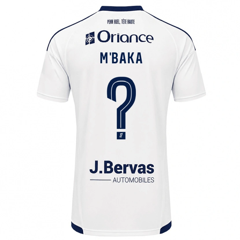 Danxen Dames Sacha M'baka #0 Marineblauw Wit Uitshirt Uittenue 2026/27 T-Shirt België