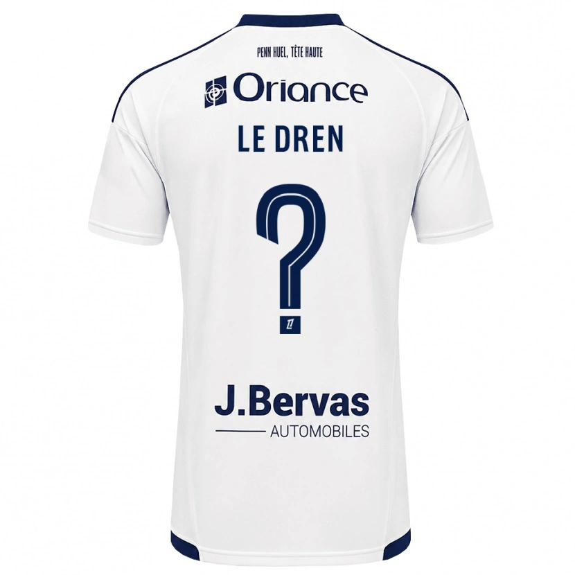 Danxen Dames Enora Le Dren #0 Marineblauw Wit Uitshirt Uittenue 2026/27 T-Shirt België