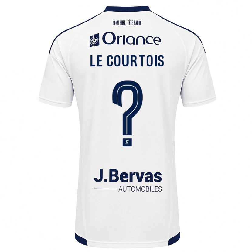 Danxen Dames Loan Le Courtois #0 Marineblauw Wit Uitshirt Uittenue 2026/27 T-Shirt België
