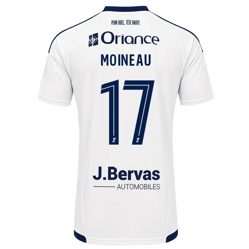 Danxen Dames Nathan Moineau #17 Marineblauw Wit Uitshirt Uittenue 2026/27 T-Shirt België
