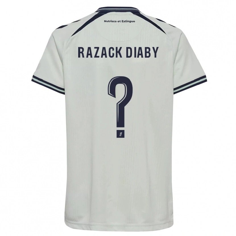 Danxen Dames Abdoul Razack Diaby #0 Middernachtblauw Wit Uitshirt Uittenue 2026/27 T-Shirt België