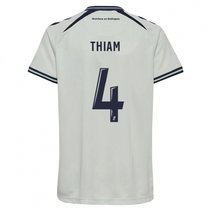 Danxen Dames Tidjani Thiam #4 Middernachtblauw Wit Uitshirt Uittenue 2026/27 T-Shirt België