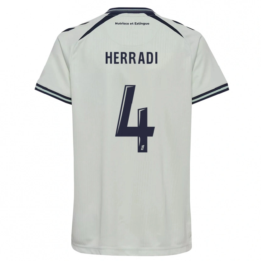 Danxen Dames Zaid Herradi #4 Middernachtblauw Wit Uitshirt Uittenue 2026/27 T-Shirt België