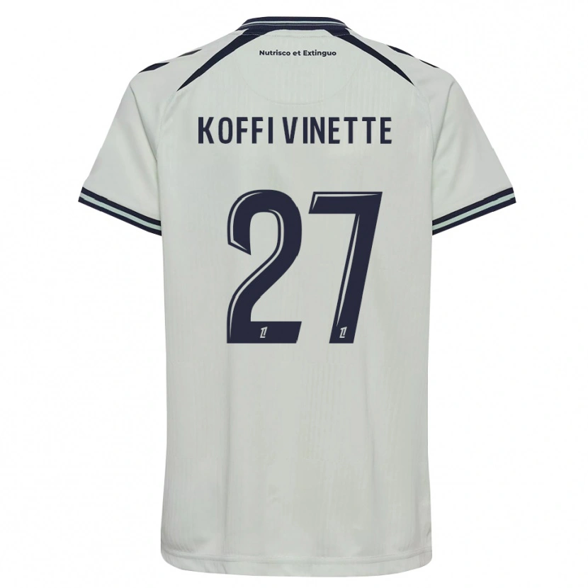 Danxen Dames Enzo Koffi #27 Middernachtblauw Wit Uitshirt Uittenue 2026/27 T-Shirt België