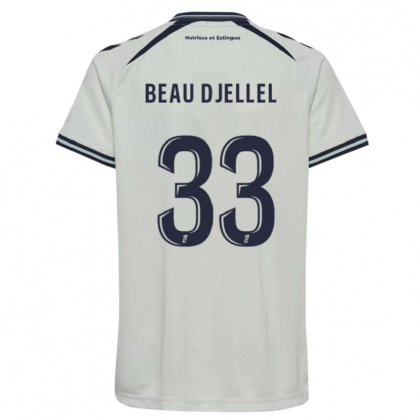 Danxen Dames Yanis Beau Djellel #33 Middernachtblauw Wit Uitshirt Uittenue 2026/27 T-Shirt België