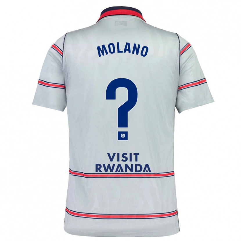 Danxen Dames Sergio Molano #0 Grijs Rood Marineblauw Thuisshirt Derde Tenue 2026/27 T-Shirt België