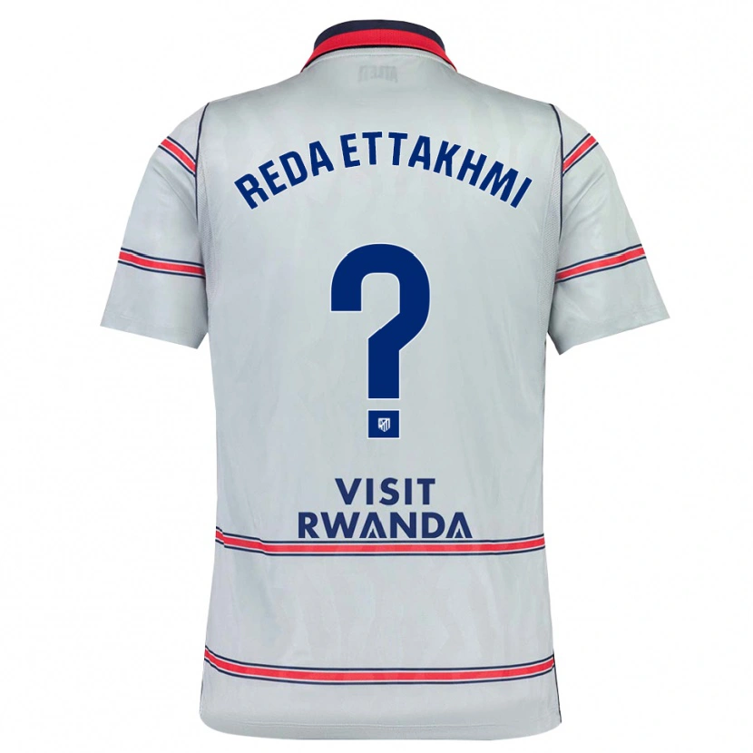 Danxen Dames Mohamed Reda Ettakhmi #0 Grijs Rood Marineblauw Thuisshirt Derde Tenue 2026/27 T-Shirt België