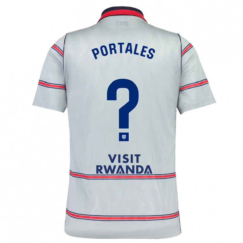 Danxen Dames Macarena Portales #0 Grijs Rood Marineblauw Thuisshirt Derde Tenue 2026/27 T-Shirt België