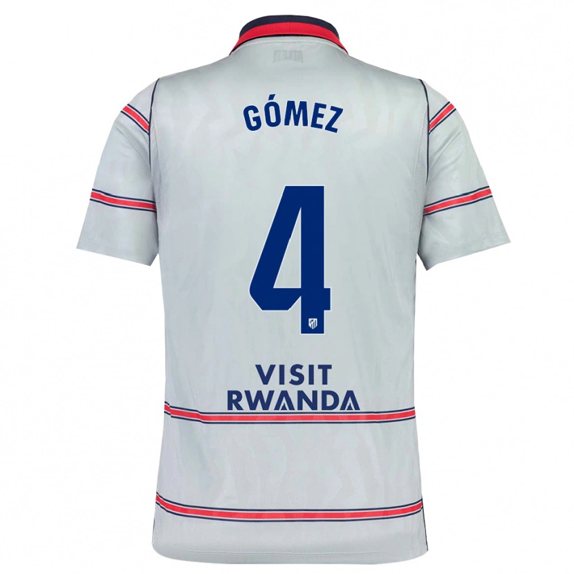 Danxen Dames Mariano Gómez #4 Grijs Rood Marineblauw Thuisshirt Derde Tenue 2026/27 T-Shirt België