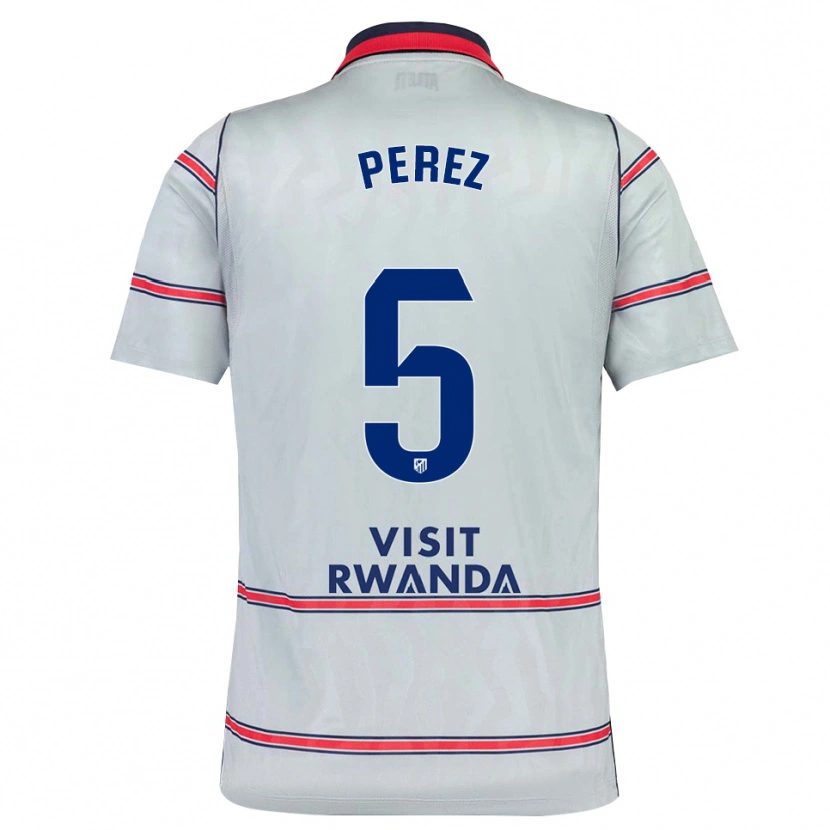 Danxen Dames Xènia Pérez #5 Grijs Rood Marineblauw Thuisshirt Derde Tenue 2026/27 T-Shirt België