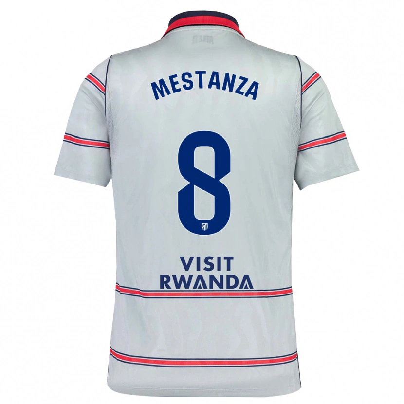 Danxen Dames Alejandro Mestanza #8 Grijs Rood Marineblauw Thuisshirt Derde Tenue 2026/27 T-Shirt België