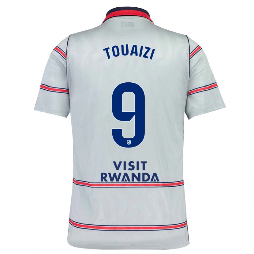 Danxen Dames Nabil Touaizi #9 Grijs Rood Marineblauw Thuisshirt Derde Tenue 2026/27 T-Shirt België