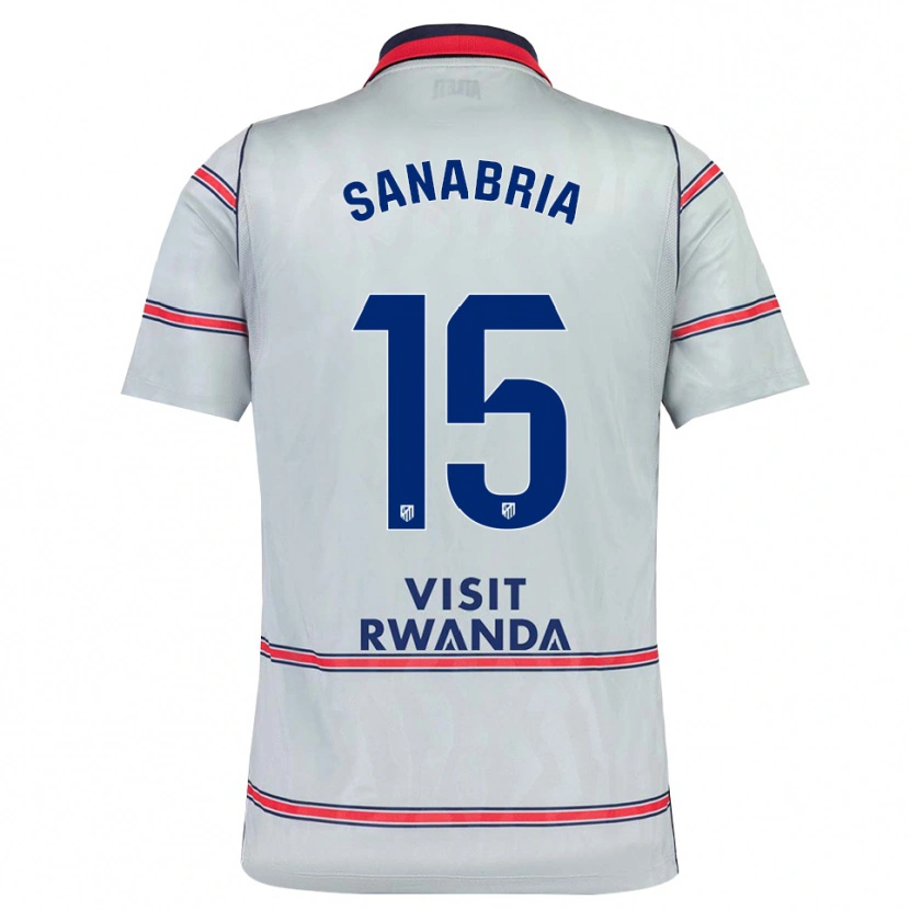 Danxen Dames Juan Sanabria #15 Grijs Rood Marineblauw Thuisshirt Derde Tenue 2026/27 T-Shirt België