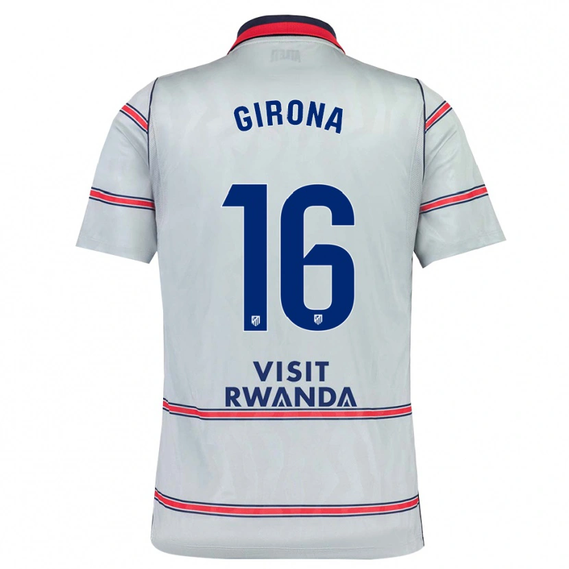 Danxen Dames Raúl Girona #16 Grijs Rood Marineblauw Thuisshirt Derde Tenue 2026/27 T-Shirt België