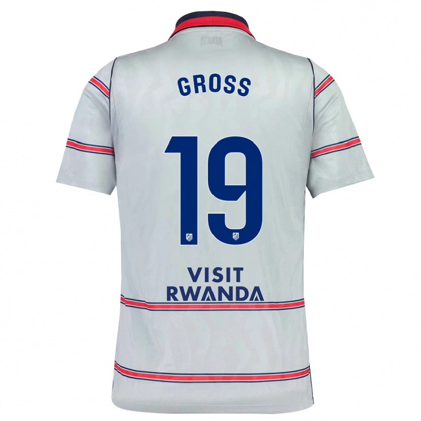 Danxen Dames Gonzalo Gross #19 Grijs Rood Marineblauw Thuisshirt Derde Tenue 2026/27 T-Shirt België