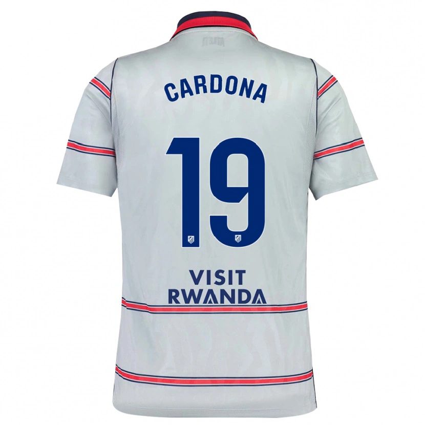 Danxen Dames Marta Cardona #19 Grijs Rood Marineblauw Thuisshirt Derde Tenue 2026/27 T-Shirt België