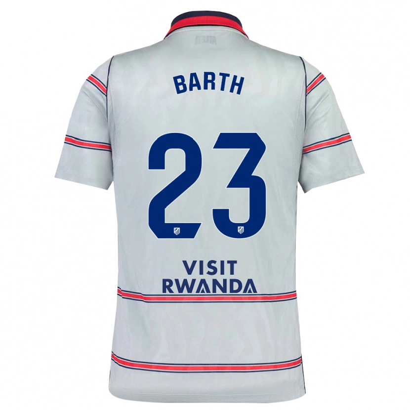 Danxen Dames Merle Barth #23 Grijs Rood Marineblauw Thuisshirt Derde Tenue 2026/27 T-Shirt België