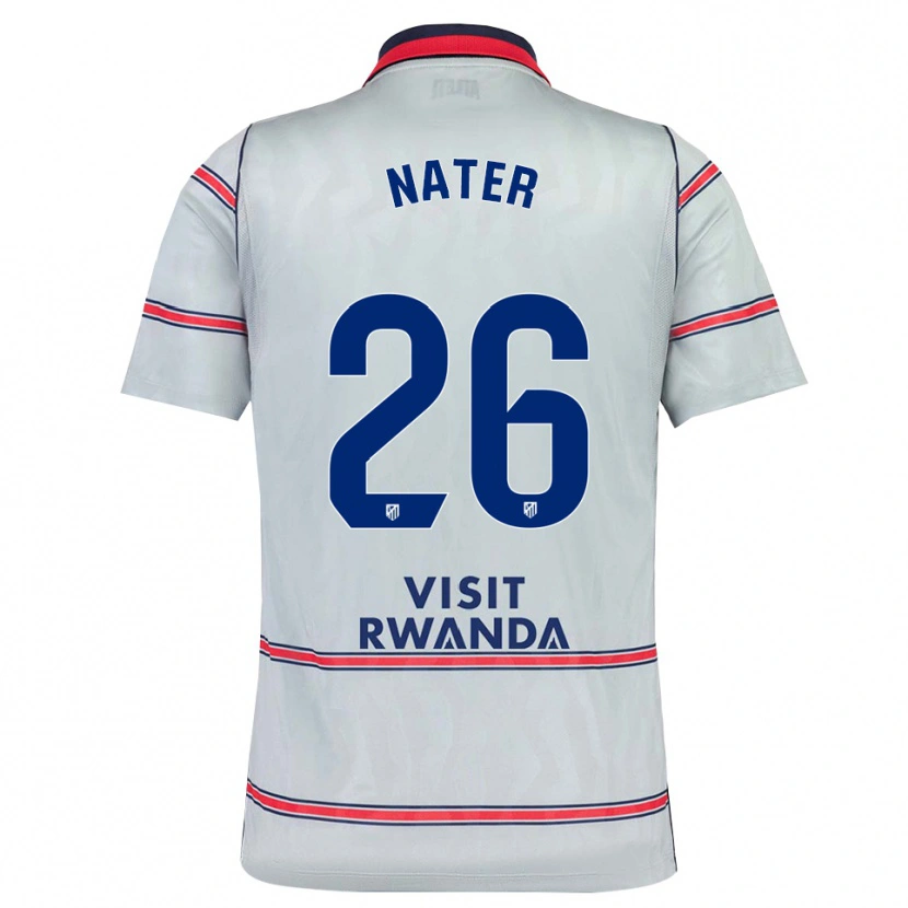 Danxen Dames Silvano Nater #26 Grijs Rood Marineblauw Thuisshirt Derde Tenue 2026/27 T-Shirt België