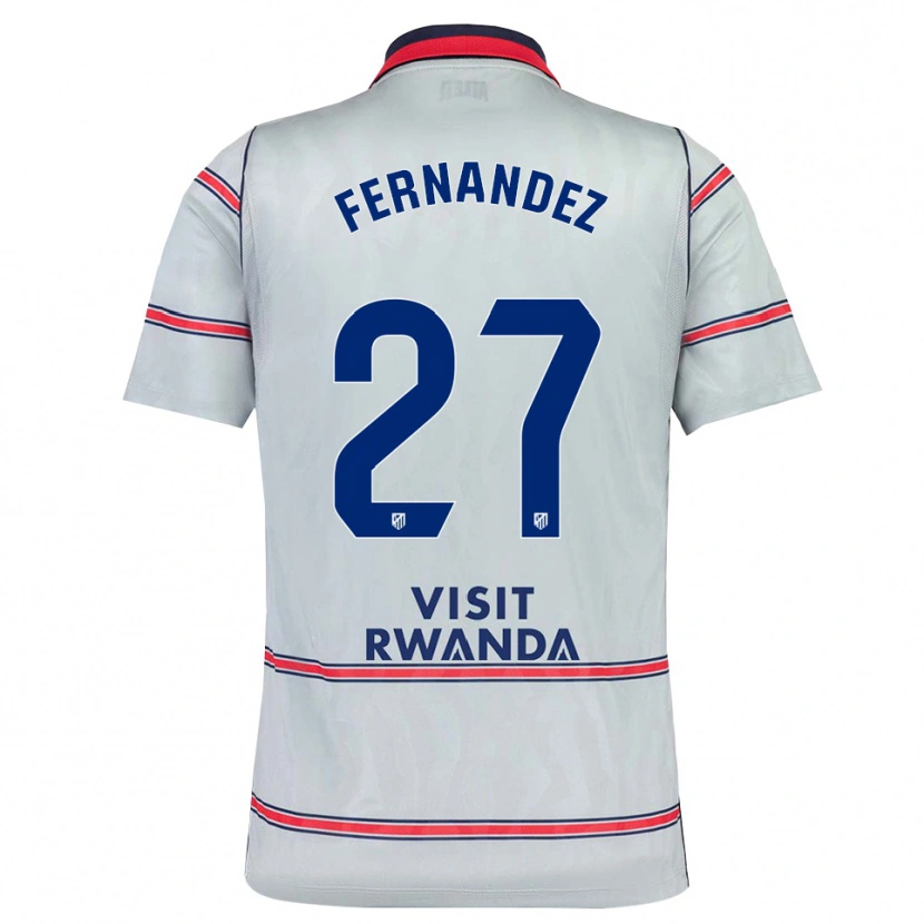 Danxen Dames Alexia Fernández #27 Grijs Rood Marineblauw Thuisshirt Derde Tenue 2026/27 T-Shirt België