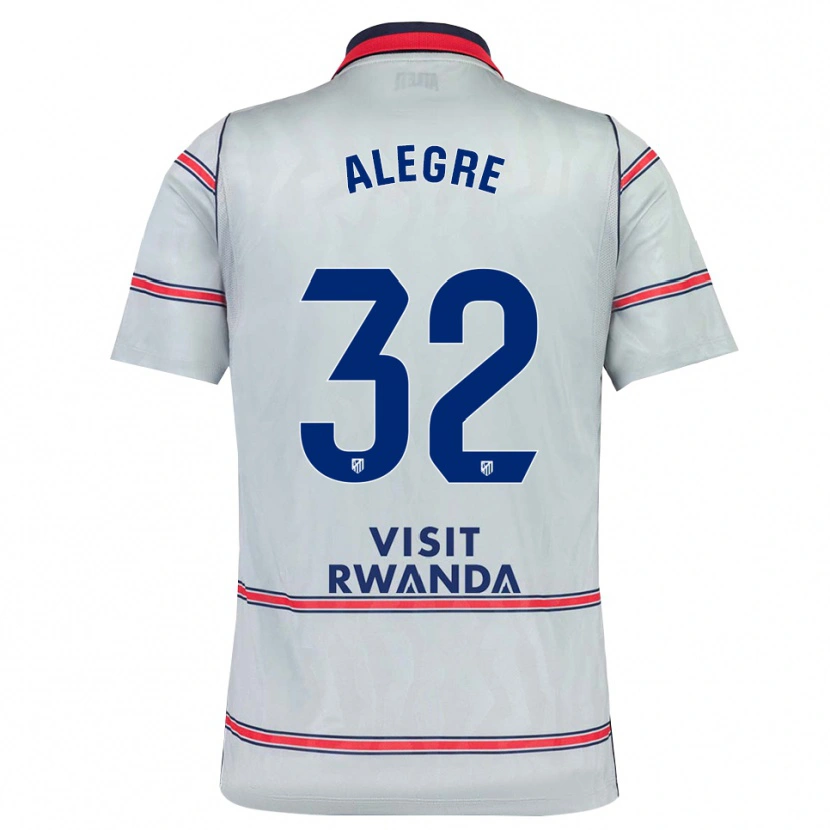 Danxen Dames Juan Alegre #32 Grijs Rood Marineblauw Thuisshirt Derde Tenue 2026/27 T-Shirt België
