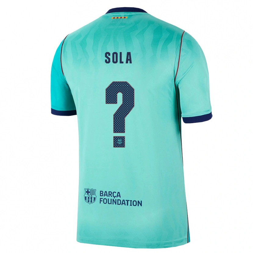 Danxen Dames Arnau Sola #0 Aqua Donker Turquoise Koninklijk Blauw Thuisshirt Derde Tenue 2026/27 T-Shirt België