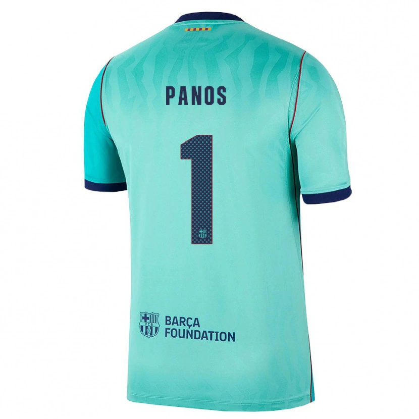 Danxen Dames Sandra Panos #1 Aqua Donker Turquoise Koninklijk Blauw Thuisshirt Derde Tenue 2026/27 T-Shirt België
