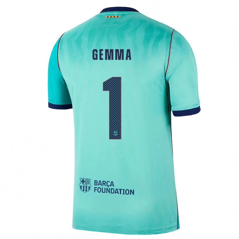 Danxen Dames Gemma Font #1 Aqua Donker Turquoise Koninklijk Blauw Thuisshirt Derde Tenue 2026/27 T-Shirt België