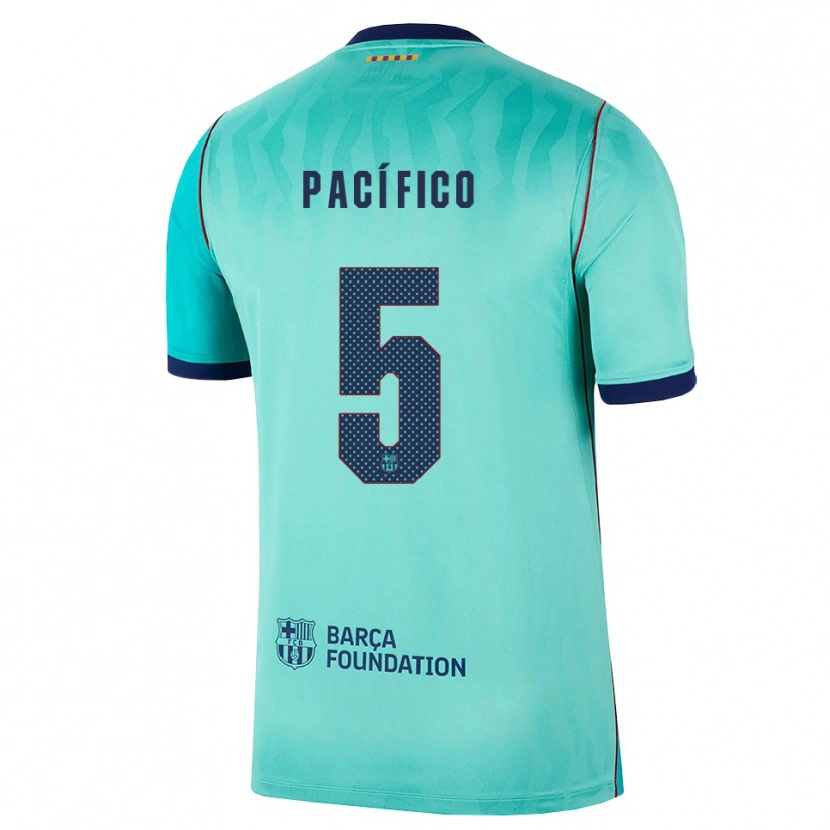 Danxen Dames Patricio Pacífico #5 Aqua Donker Turquoise Koninklijk Blauw Thuisshirt Derde Tenue 2026/27 T-Shirt België