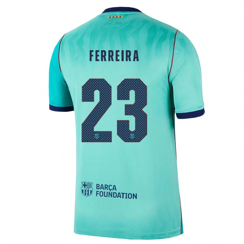Danxen Dames Geyse Ferreira #23 Aqua Donker Turquoise Koninklijk Blauw Thuisshirt Derde Tenue 2026/27 T-Shirt België