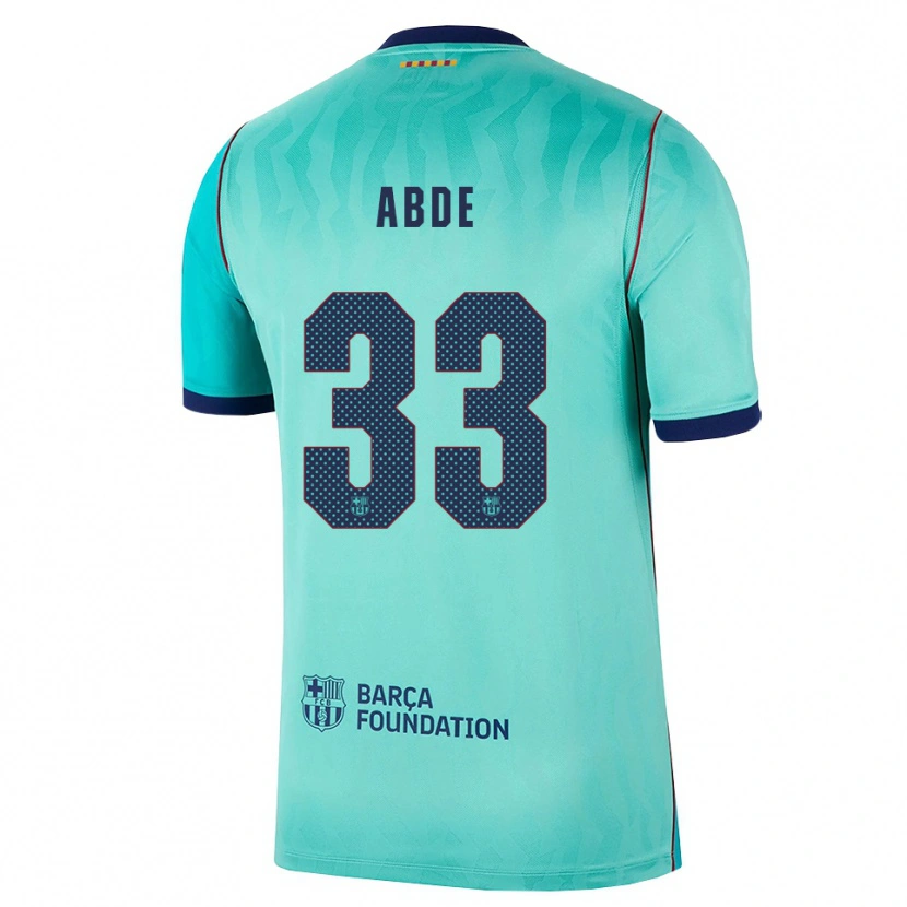 Danxen Dames Ez Abde #33 Aqua Donker Turquoise Koninklijk Blauw Thuisshirt Derde Tenue 2026/27 T-Shirt België