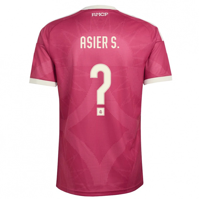 Danxen Dames Asier Sánchez #0 Bleek Violet Rood Wit Thuisshirt Derde Tenue 2026/27 T-Shirt België