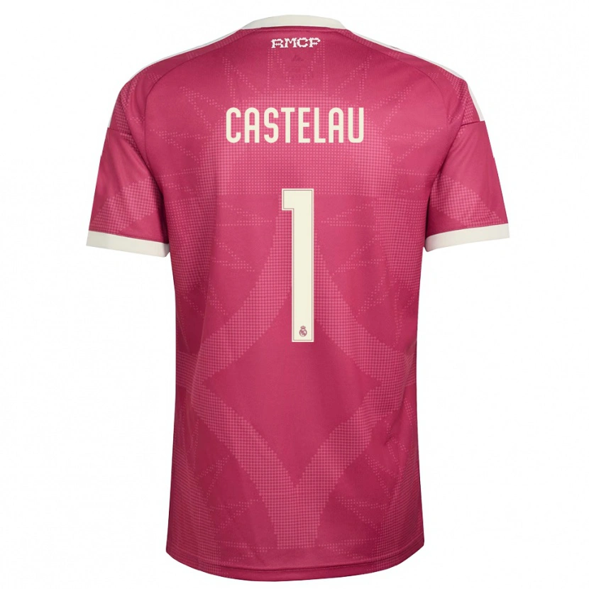 Danxen Dames Alber Castelau #1 Bleek Violet Rood Wit Thuisshirt Derde Tenue 2026/27 T-Shirt België