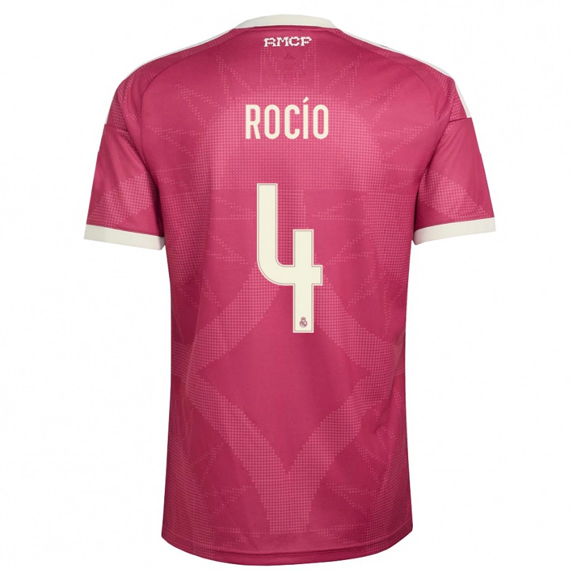 Danxen Dames Rocío Gálvez #4 Bleek Violet Rood Wit Thuisshirt Derde Tenue 2026/27 T-Shirt België