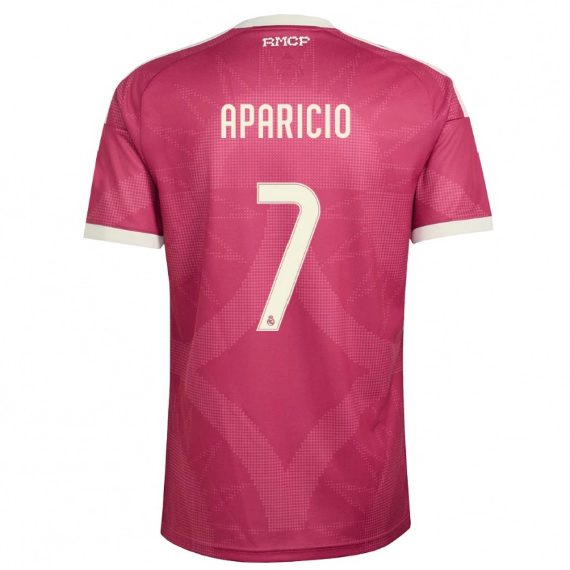 Danxen Dames Esteban Aparicio #7 Bleek Violet Rood Wit Thuisshirt Derde Tenue 2026/27 T-Shirt België