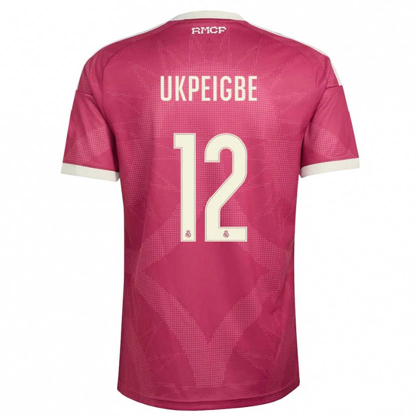 Danxen Dames Melvin Ukpeigbe #12 Bleek Violet Rood Wit Thuisshirt Derde Tenue 2026/27 T-Shirt België