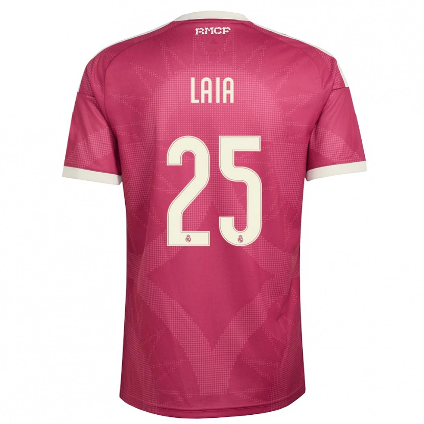 Danxen Dames Laia López De La Morena #25 Bleek Violet Rood Wit Thuisshirt Derde Tenue 2026/27 T-Shirt België
