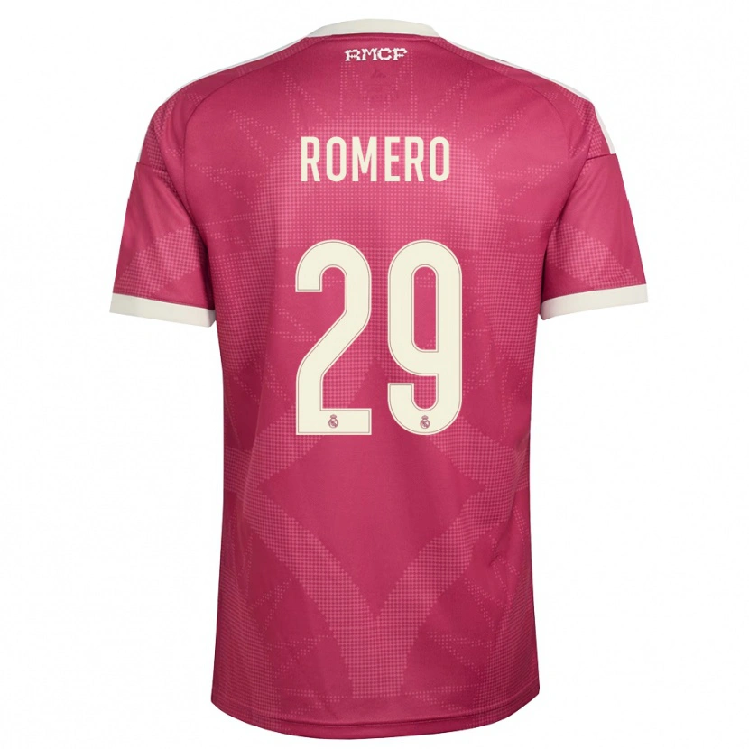 Danxen Dames Alfonso Romero #29 Bleek Violet Rood Wit Thuisshirt Derde Tenue 2026/27 T-Shirt België