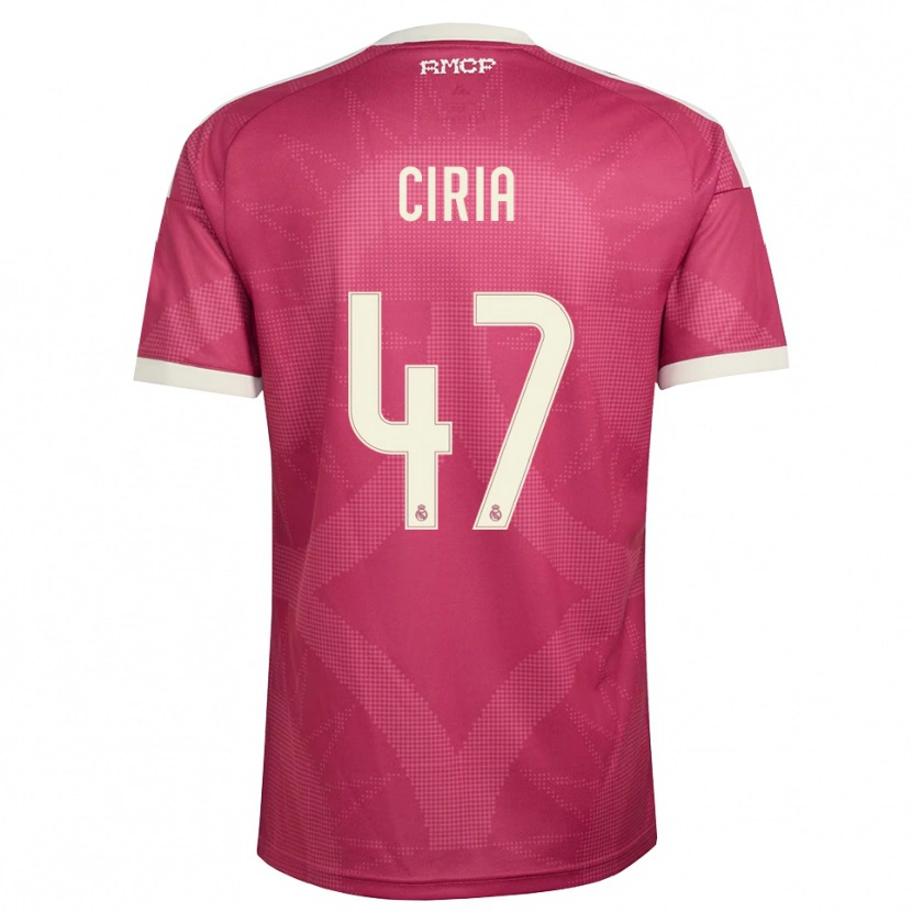 Danxen Dames Alexis Ciria #47 Bleek Violet Rood Wit Thuisshirt Derde Tenue 2026/27 T-Shirt België