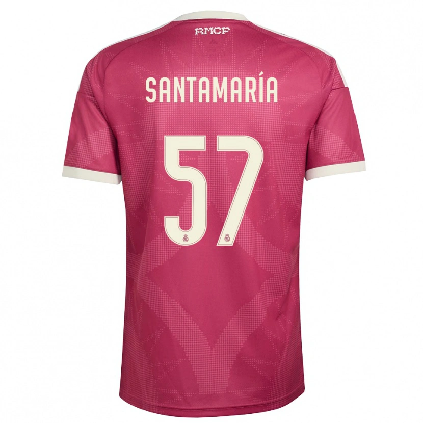 Danxen Dames Fran Santamaría #57 Bleek Violet Rood Wit Thuisshirt Derde Tenue 2026/27 T-Shirt België