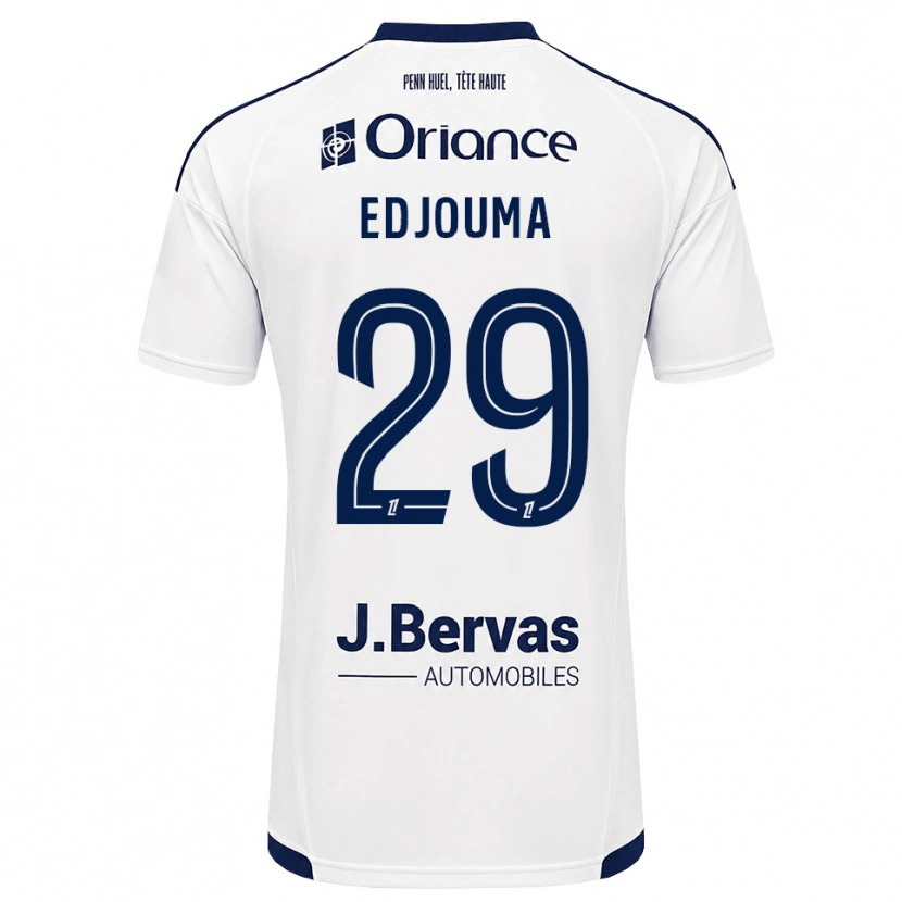 Danxen Dames Noah Edjouma #29 Marineblauw Wit Uitshirt Uittenue 2026/27 T-Shirt België