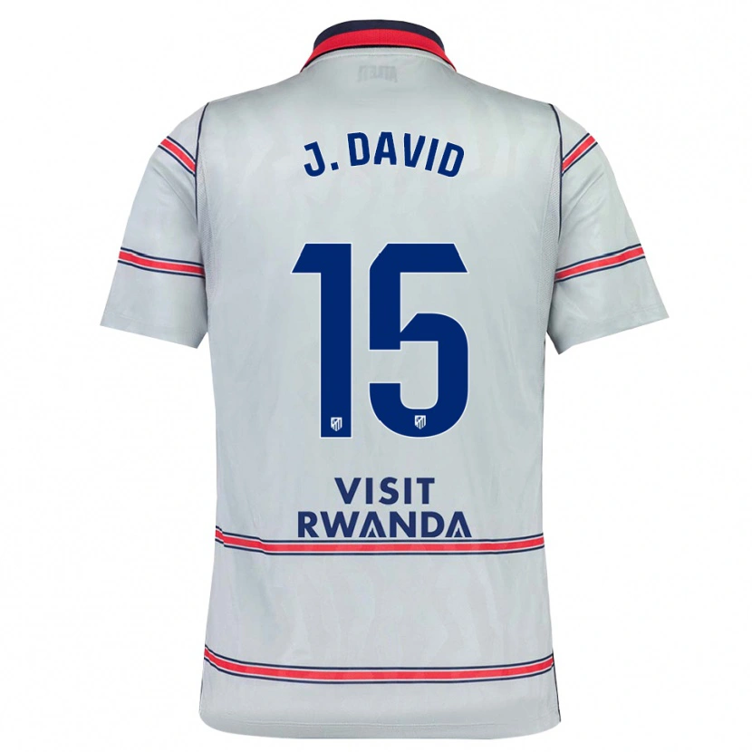 Danxen Dames Jonathan David #15 Grijs Rood Marineblauw Thuisshirt Derde Tenue 2026/27 T-Shirt België