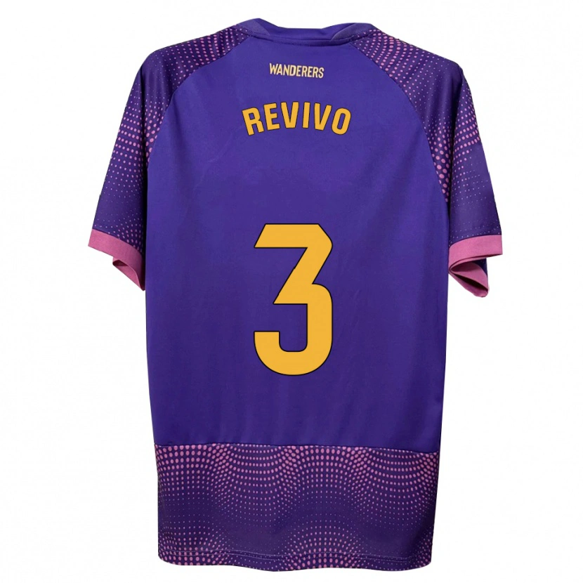 Danxen Dames Roy Revivo #3 Paars Wit Roze Uitshirt Uittenue 2026/27 T-Shirt België