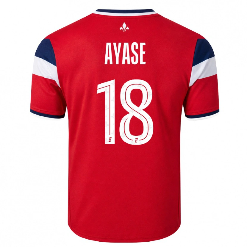 Danxen Kinderen Ayase Ueda #18 Rood Wit Koninklijk Blauw Thuisshirt Thuistenue 2026/27 T-Shirt België