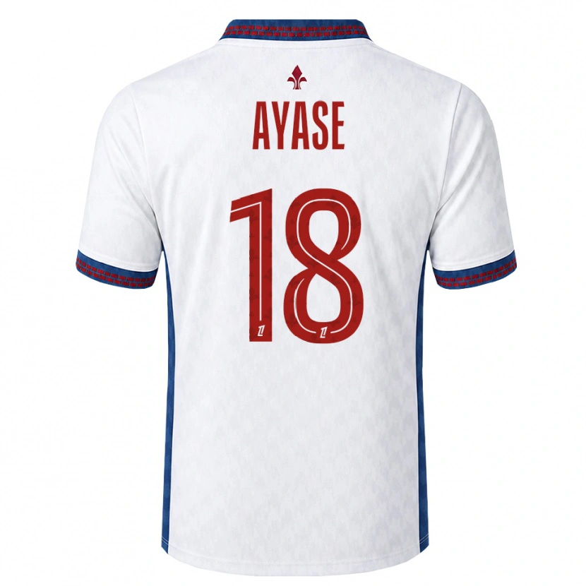 Danxen Kinderen Ayase Ueda #18 Rood Wit Blauw Uitshirt Uittenue 2026/27 T-Shirt België