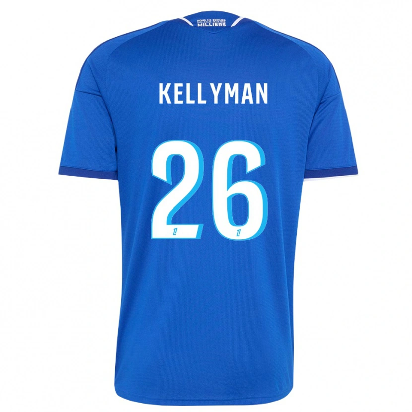Danxen Kinderen Omari Kellyman #26 Koninklijk Blauw Wit Thuisshirt Thuistenue 2026/27 T-Shirt België