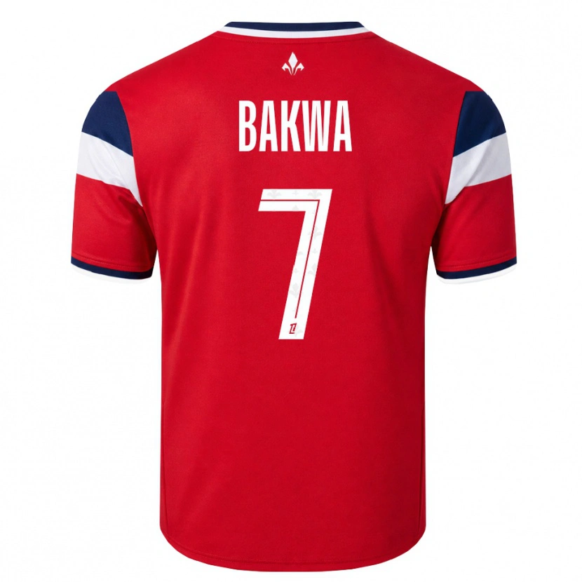 Danxen Kinderen Dilane Bakwa #7 Rood Wit Koninklijk Blauw Thuisshirt Thuistenue 2026/27 T-Shirt België