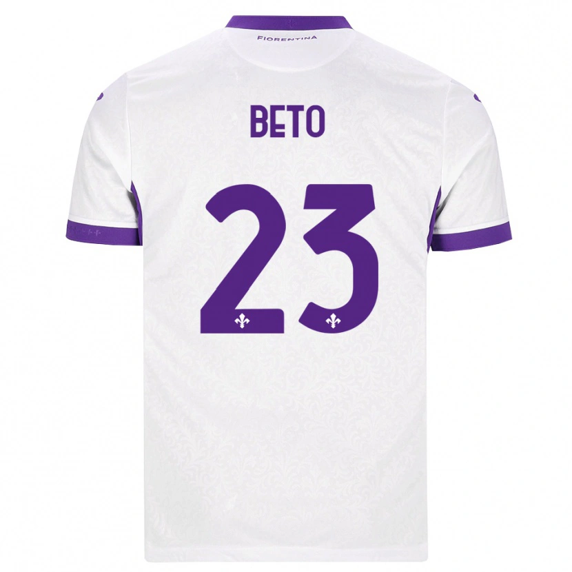 Danxen Kinderen Beto #23 Wit Paars Uitshirt Uittenue 2026/27 T-Shirt België