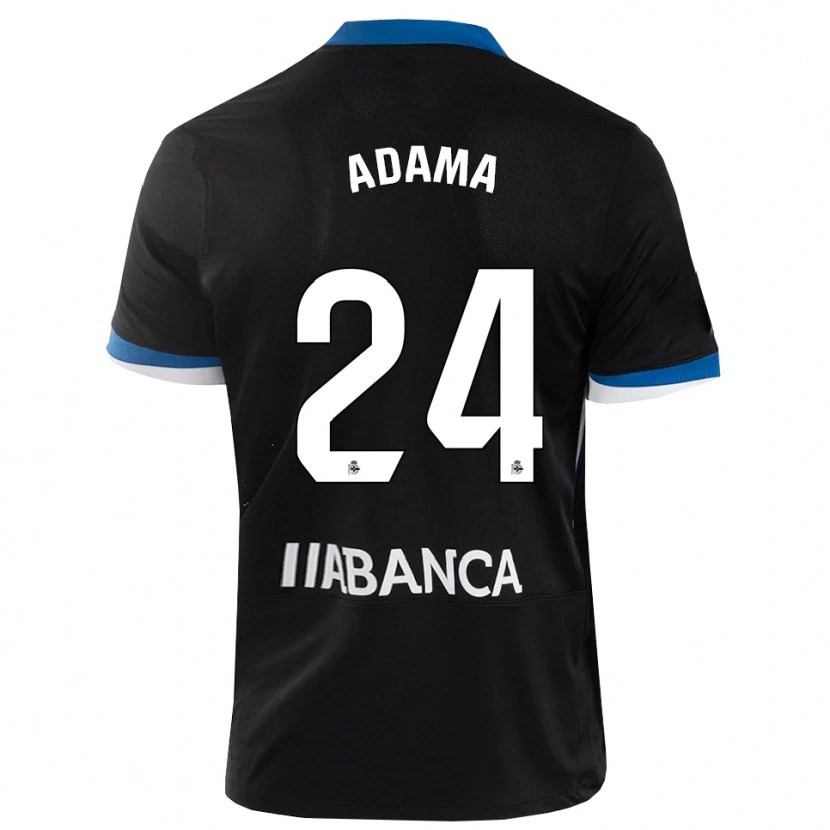Danxen Kinderen Adama Traoré #24 Zwart Blauw Wit Uitshirt Uittenue 2026/27 T-Shirt België